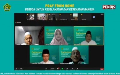 Gelar Doa Bersama, Dirjen Pendis : Genapkan Ikhtiar Lahir dengan Panjatkan Doa